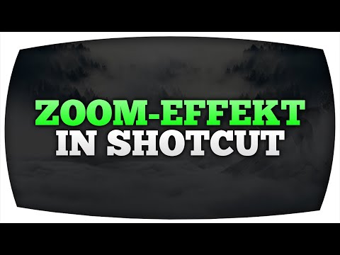 ZOOM-EFFEKT in SHOTCUT | Tutorial