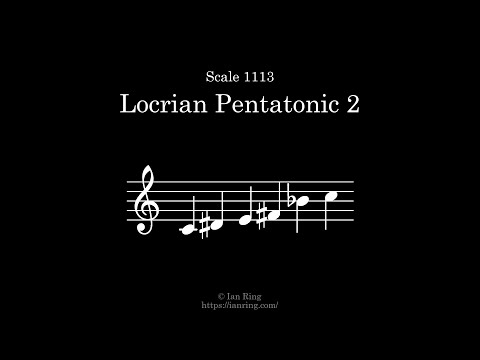 Scale 1113: Locrian Pentatonic 2