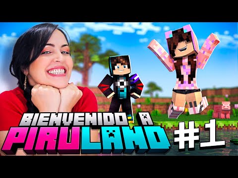Today I begin a new life!  🔥 Welcome to PIRULAND in Minecraft!  😂 Sandra Cires Play