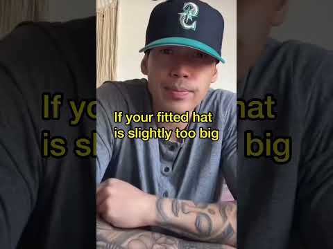 HOW TO SHRINK YOUR FITTED HAT! 🧢⚡️ #shorts #youtubeshorts #fittedhats #hatclub