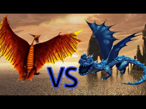 Pyre-Flier VS Frostbiter - Dragons:Rise of Berk