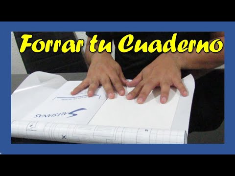 How to cover your notebook or book with Contact Paper or Adhesive Lining