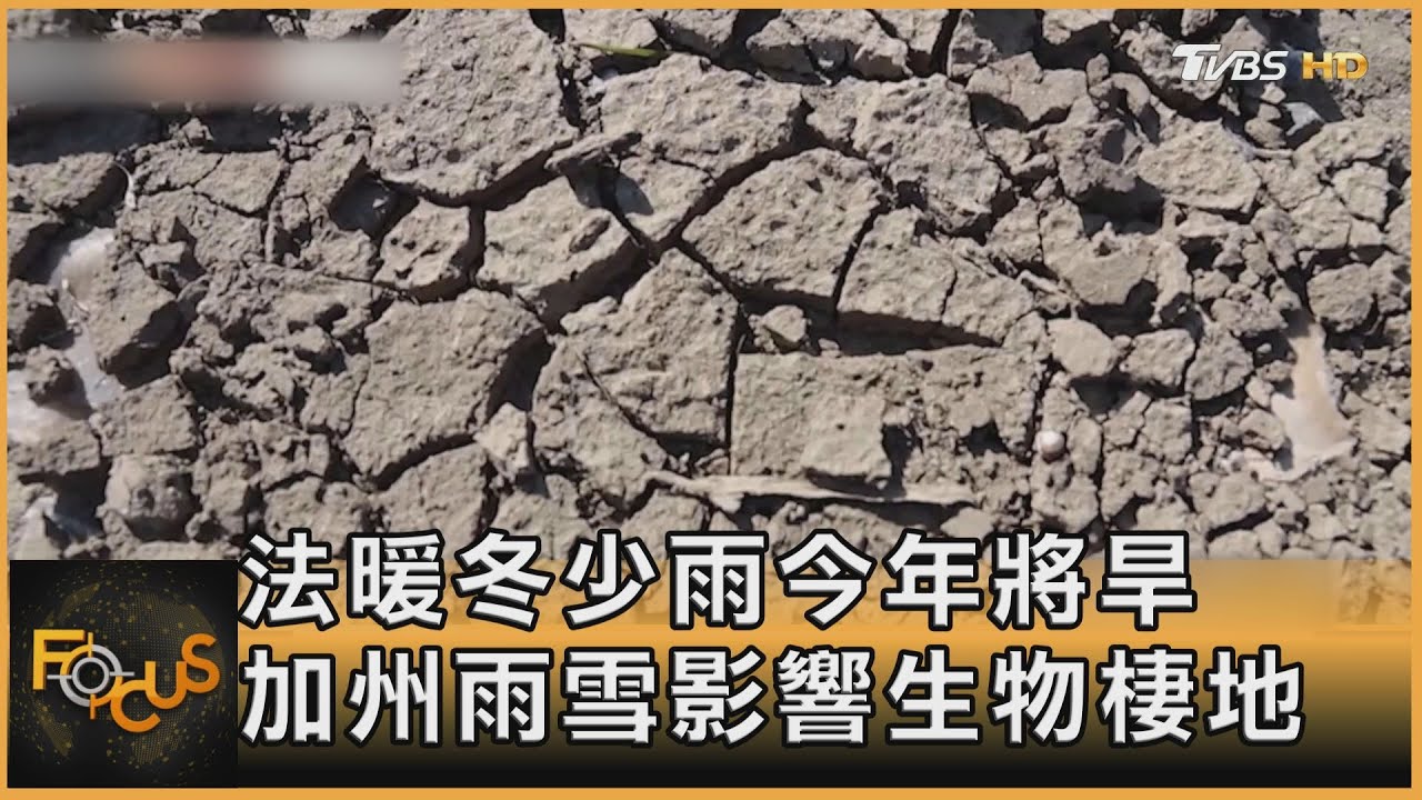 法國暖冬少雨.今年將旱 加州雨雪影響生物棲地