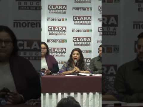Clara Brugada anuncia campaña de difusión del Cártel Inmobiliario de Santiago Taboada y el PRIAN