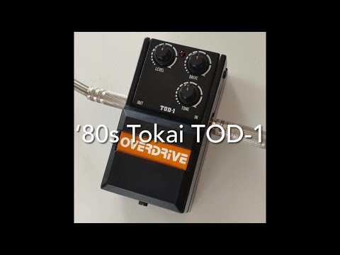 Tokai TOD-1 Overdrive '80s Vintage MIJ Guitar Effect Pedal Made in