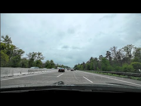 Europe Tour 🇪🇺 25-S2 - P3 - Germany 🇩🇪 to Switzerland 🇨🇭 Hardtwald Rest Place to Karlsruhe #autobahn