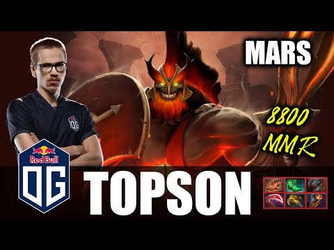 Topson - MARS Offlane - 7.28 - Must Watch - Dota 2 Pro Games - Full Gameplay