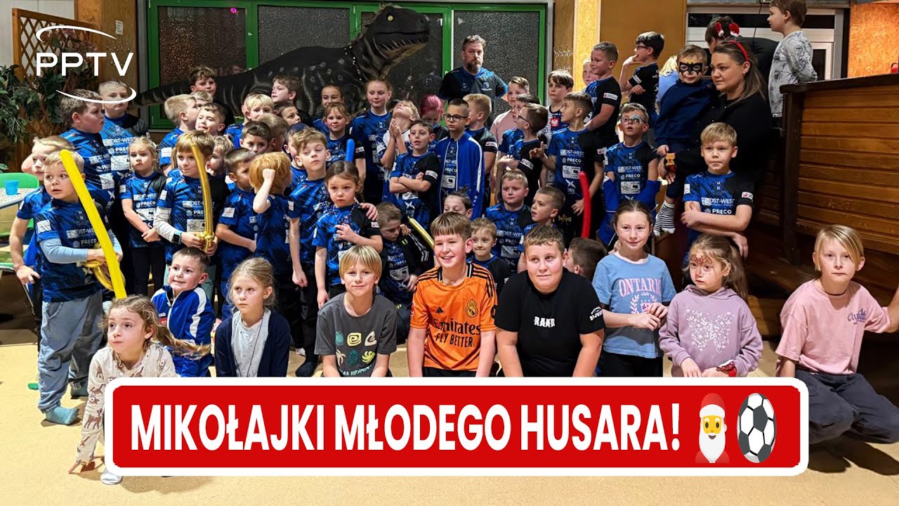 Dinozaur na Mikołajkach?! 🦖 Tak świętuje Polonia w Kleve! | Akademia Młodych Husar 2025 🇵🇱