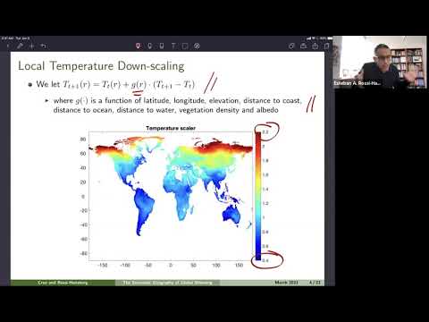 Thumbnail for The Economic Geography of Global Warming by Esteban Rossi-Hansberg (Princeton University) by Esteban Rossi-Hansberg