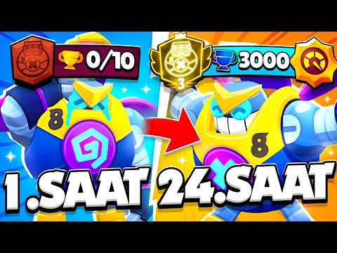 24 SAAT BOYUNCA BOLT OYNADIM! BÜTÜN TAKTİKLER! 😮 | Brawl Stars