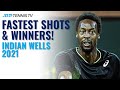 Monfils, Basilashvili & Ruud On Fire In The Desert! ? | Fastest Shots & Winners Indian Wells 2021