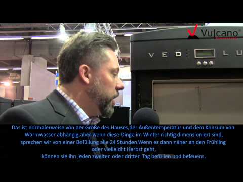 Vedolux Lambda introduced by Mr. Svensson from Värmebaronen, Sweden, at ISH Frankfurt.