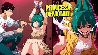 Ele Libertou a Princesa Demônio OP para se Infiltrar no Império Dela, mas ela se Apaixonou por Ele!