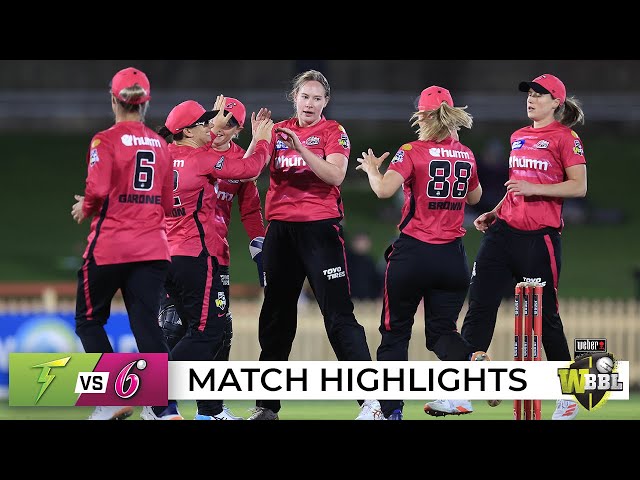 Sixers cement top spot with Sydney Smash win | WBBL|08