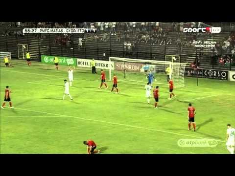 17.08.2013 Hungarian League PMFC-Matias-Győri ETO 1-1 highlights