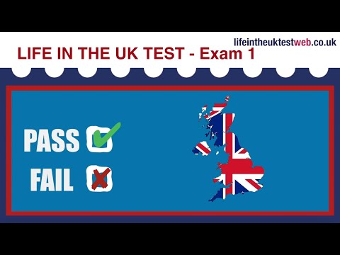 🇬🇧 Life in the UK Test - EXAM 1 UPDATED - British Citizenship practice tests 2026 🇬🇧
