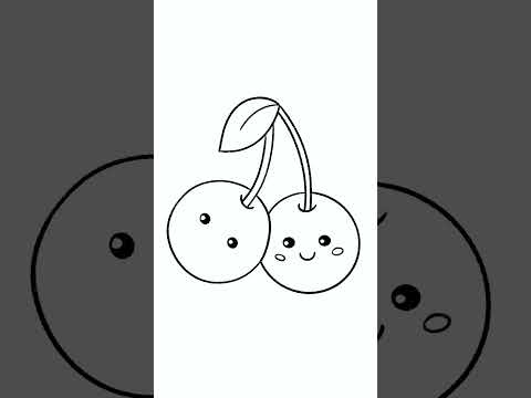 Cherries 🍒 | Drawing | #shorts