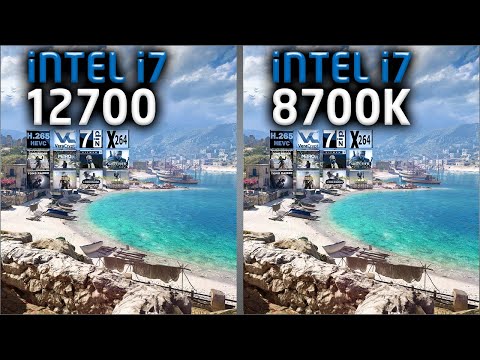 Intel i7 12700 vs i7 8700K Benchmarks – 15 Tests 🔥