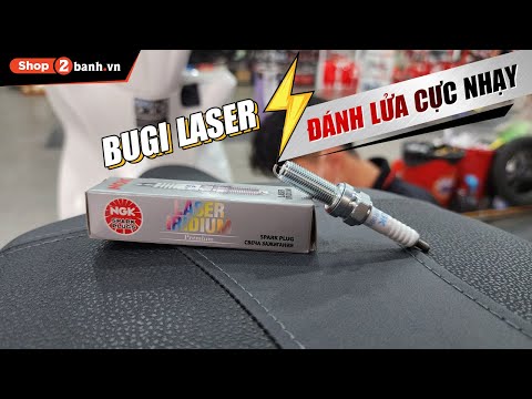 Bugi Laser đánh lửa cực nhạy, đầu kim khắc Laser. Bugi NGK cho SHVN 2020, SH350i