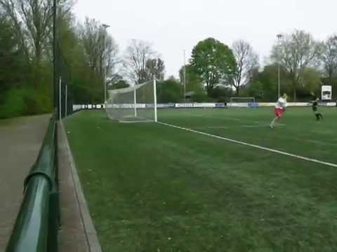 derde doelpunt van Driel A1 tegen Eldenia (12-04-2014)