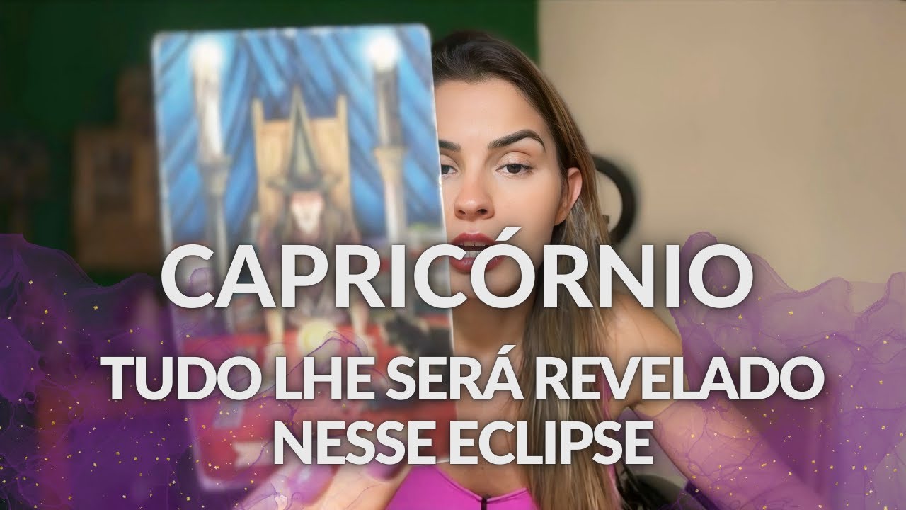 CAPRICÓRNIO ♑️: A ENERGIA É DE REVELAÇÃO. TUDO QUE ESTÁ OCULTO VIRÁ A TONA