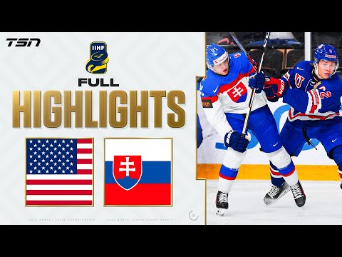 Slovakia vs  USA FULL HIGHLIGHTS - 2024 World Juniors