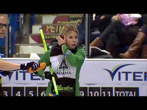 (SK)#stoh2020 Kristen Streifel tries to steal the extra end from Ashley Howard