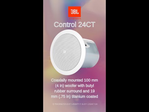 White control 24ct background/ foreground ceiling loudspeake...