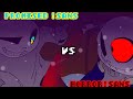Promised Sans Vs Horror Sans UT FIGHT ANIMATION