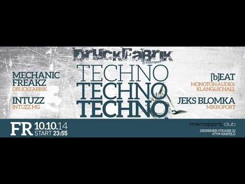 Intuzz @ Druckfabrik - 10.10.2014