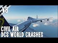 Civil Aircraft Collisions Takedowns More V8 DCS World 2 5 Modern Flight Sim Crashes