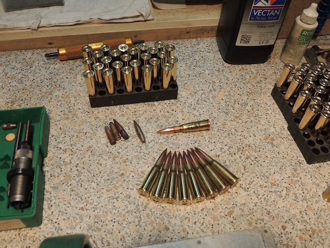 Manufacturing of ammunition 8 x 50 R Lebel