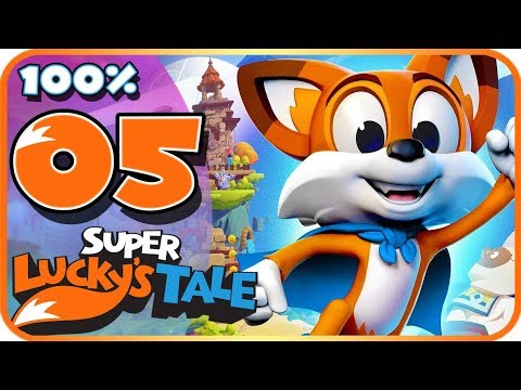 Super Lucky's Tale Walkthrough Part 5 🍀 100% 🍀 (PC, XB1) World 3 - Level 1, 2 & 3