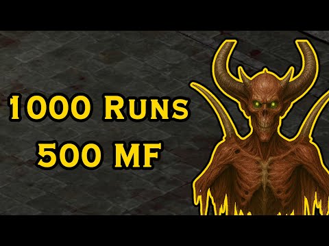 1000 Mephisto Runs But With 500 MAGIC FIND (Loot Highlights)