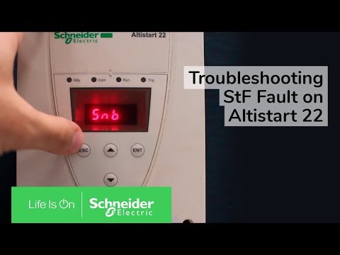 Video: ¿Qué causa una falla StF en un arrancador suave Altistart 22?