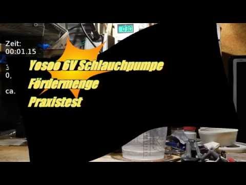 Schlauchpumpe für RC Einsatz in Modell U-Boot