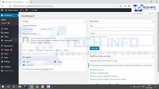Download the video "Using dashboard and overview of dashboard in wordpress #digitalskills #wordpress #programming"