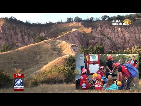 Minor salvat... pe buza prăpastiei la Râpa Roşie în Sebeş