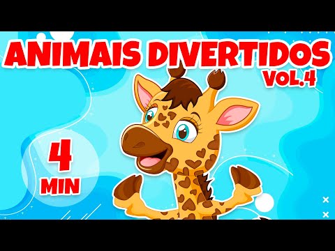 Animais Divertidos Vol. 4 - Giramille 4 min | Desenho Animado Musical