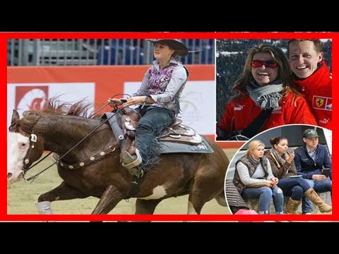 F1 | Michael schumacher’s wife and daughter take part in french rodeo