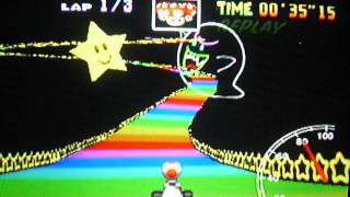 MK64 - former world record on Rainbow Road - 1'57''01 (NTSC: 1'37''31)
