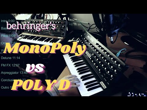 Behringer MonoPoly vs. Poly D (Review/Comparison)