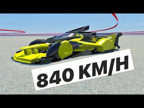 Red Bull X VISION 2030 840 KM/H Top Speed - Endless Track