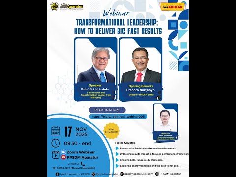 WEBINAR “Transformational Leadership: How to Deliver Big Fast Results”