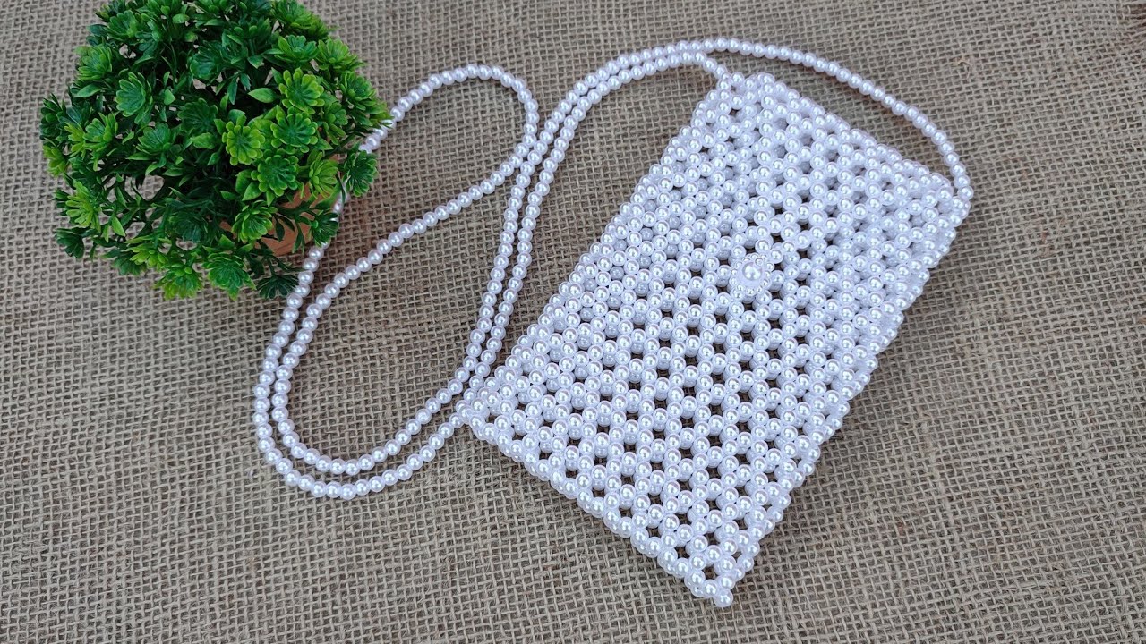 Bolsa de Pérolas - Ideal Para carregar Celulares / pearl bag / bolsa de perlas