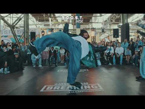 B.O.O.S.T Dance Battle XIII: Top 8 Male | Angel C4 vs Jeems | USWA 2025 | NDSM Amsterdam