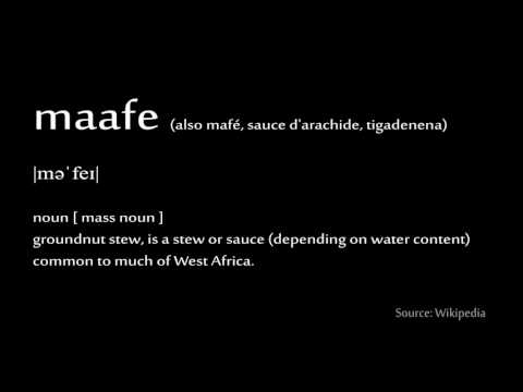 How to pronounce - maafe