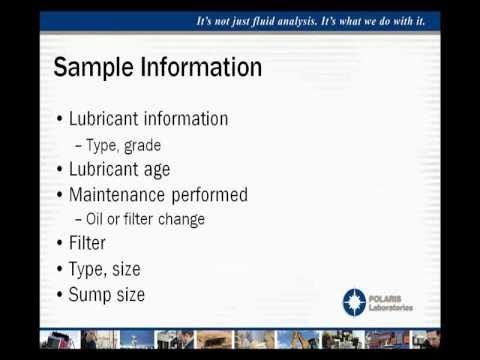 eMaint CMMS Benefits of Oil Analysis Part 3