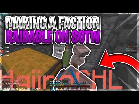 MAKING FACTION RAIDABLE ON SOTW *rich* + GODLY BARD TANK! ViperMC | Minecraft HCF