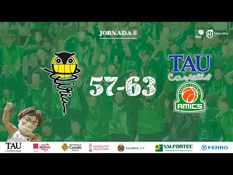 Resumen Llíria-TAU Castelló B (Liga EBA - Jornada 8)